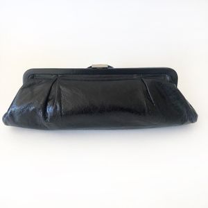HOBO International Black Vintage Leather Clutch